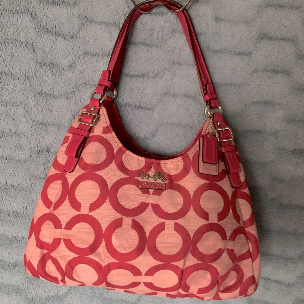 Classy pink Coach Tote